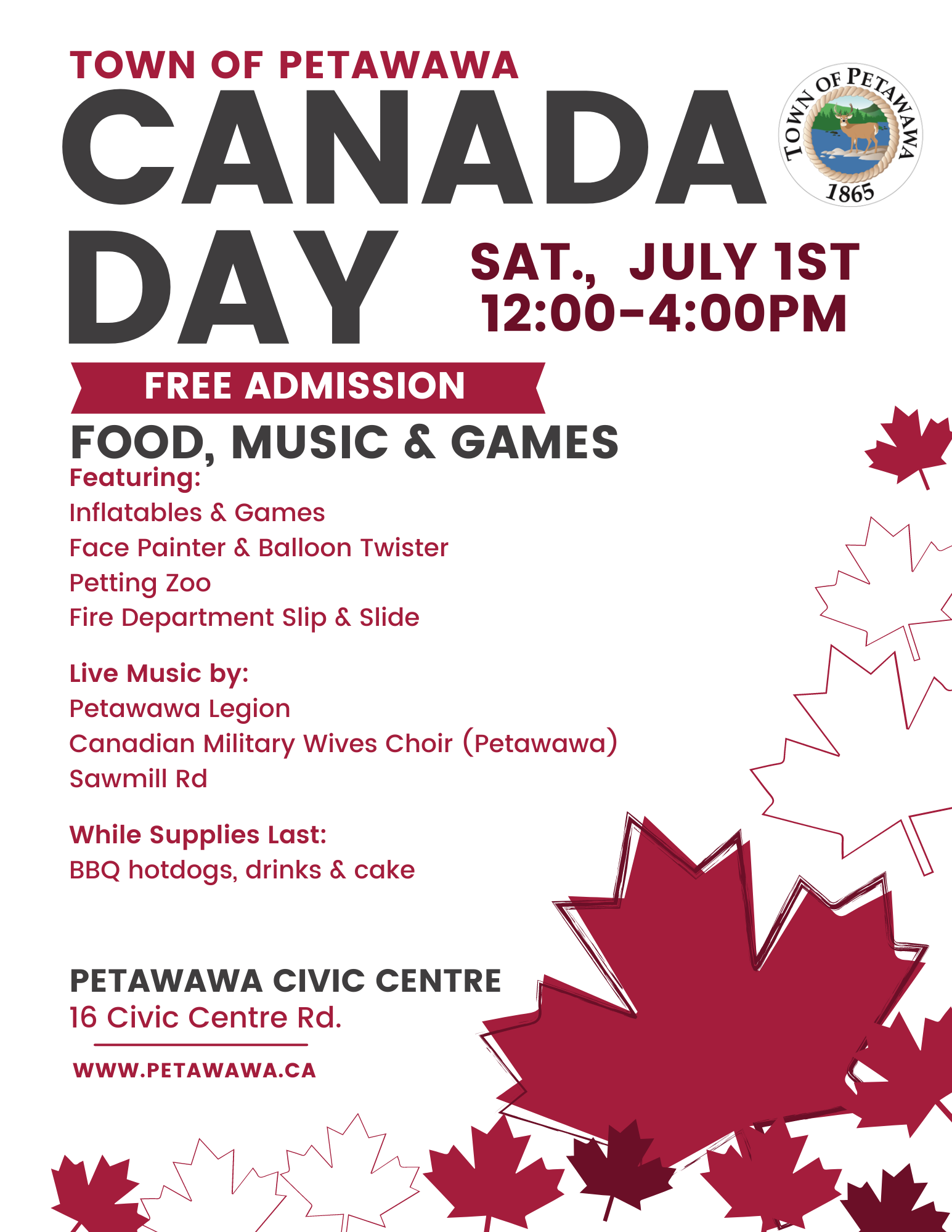 Canada Day 2023 The Town of Petawawa